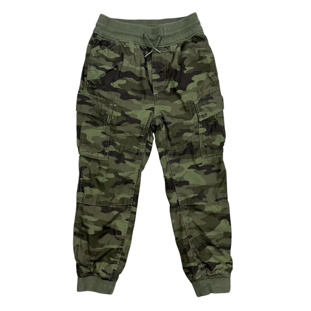 GAP Cotton Lined Cargo Camouflage Joggers Small 6/7